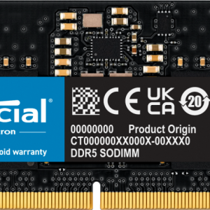 Crucial Laptop RAM DDR5 8GB 4800 – CT8G48C40S5