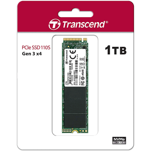 Transcend 1TB NVMe PCIe Gen3 X4 3,500 MB/S 110S M.2 Solid State